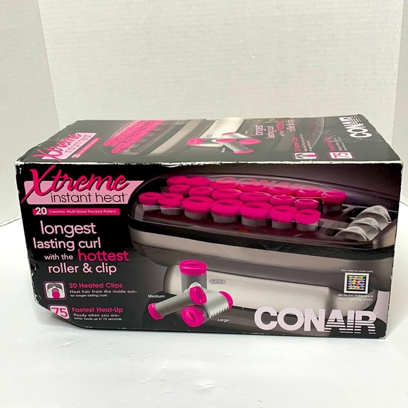 Conair Hair Conair Xtreme Instant Heat 2 Ceramic Multisized Flocked